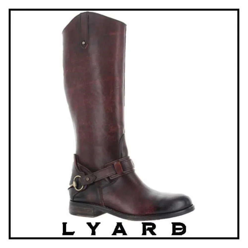 Lyard Leather Riding Boots - Picture 1 of 4